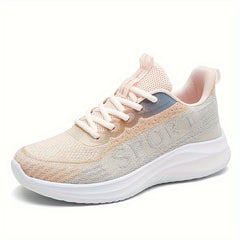Breathable Shockproof Chunky Sports Shoes Comfortable Lace Up Travel Shoes
