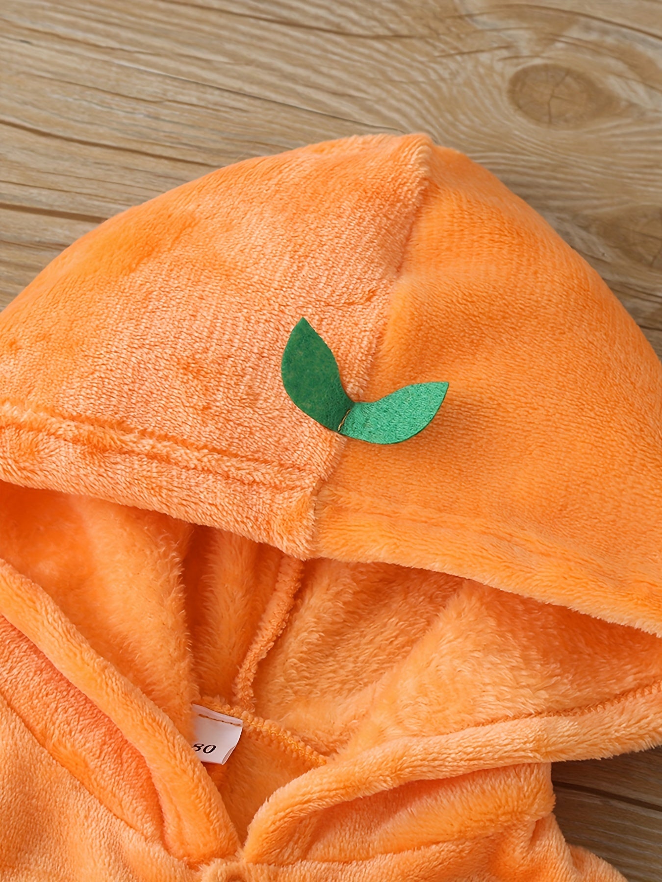 Halloween Baby Hooded Shawl Pumpkin Graphic Casual Clothes