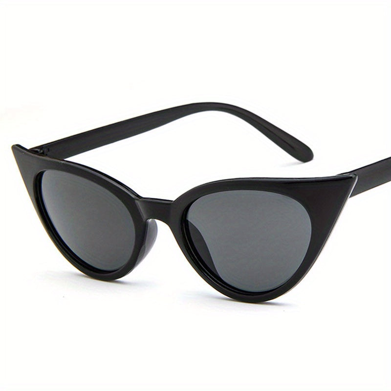 Y2K Cat Eye Sunglasses Hiphop Block Glasses UV400
