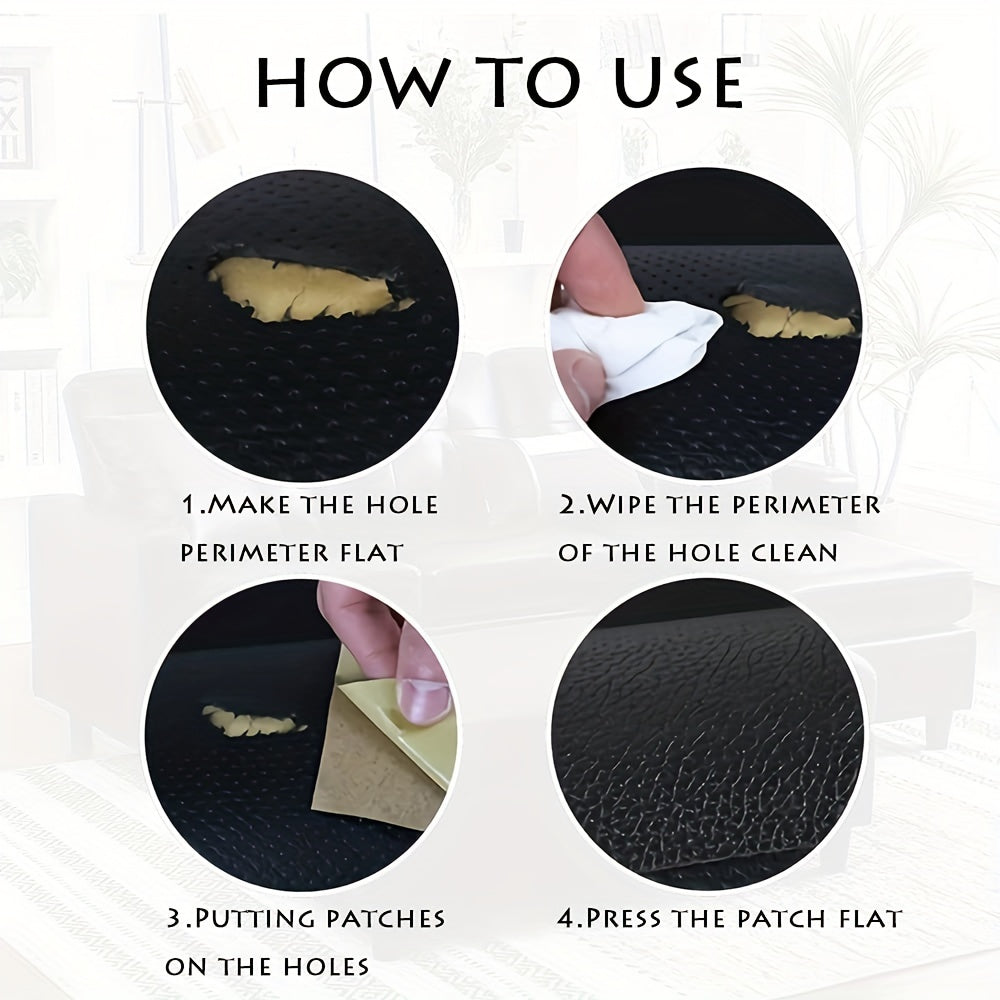 Large Leather Repair Patches 27 55x70 86inch Self Adhesive Patch Kit