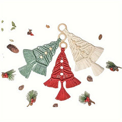 3pcs DIY Christmas Tree Weaving Set for Home Decor