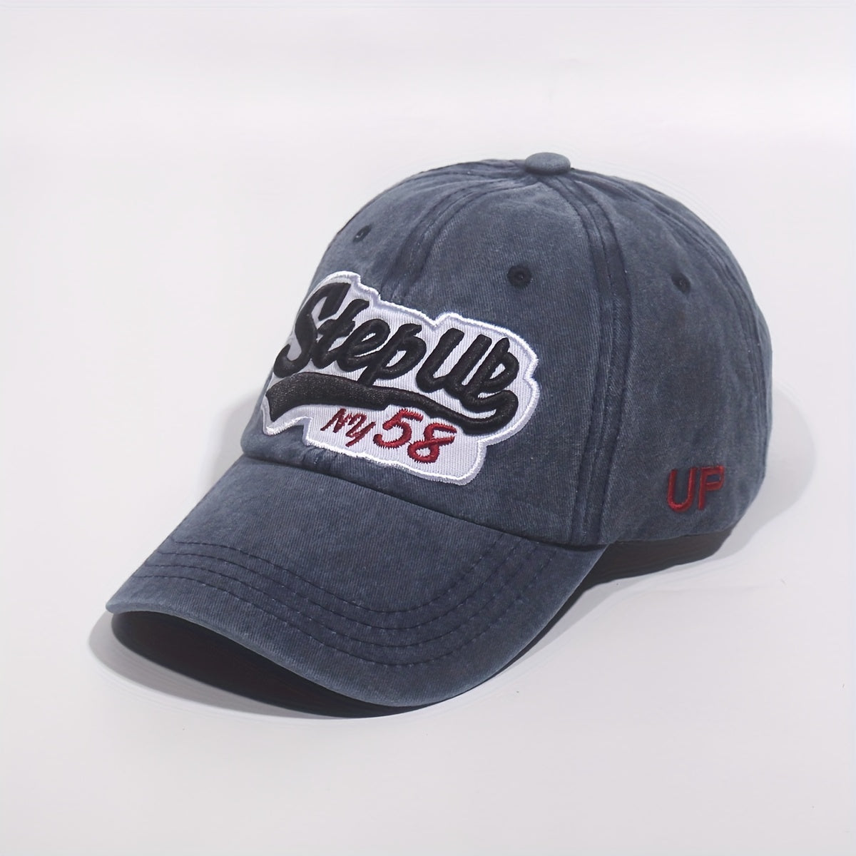 Men's Embroidered Baseball Cap Washed Cotton Hat