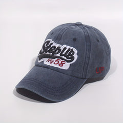 Men's Embroidered Baseball Cap Washed Cotton Hat