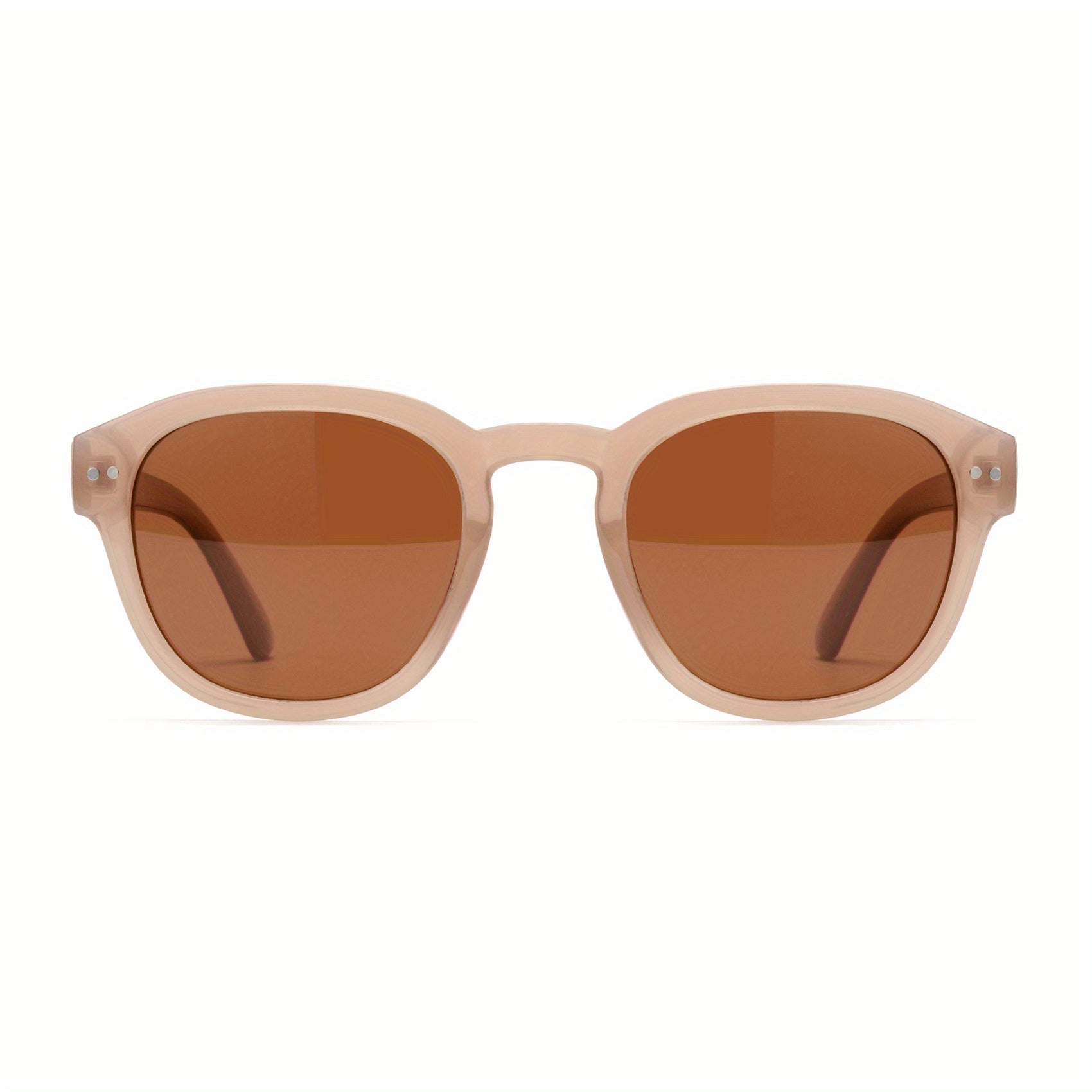 OUWEN Round Polarized Sunglasses Retro Vintage Womens Sun Glasses