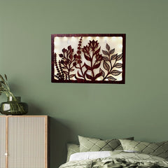 LED Lights Wooden Flower Series Wall Decoration Pendant
