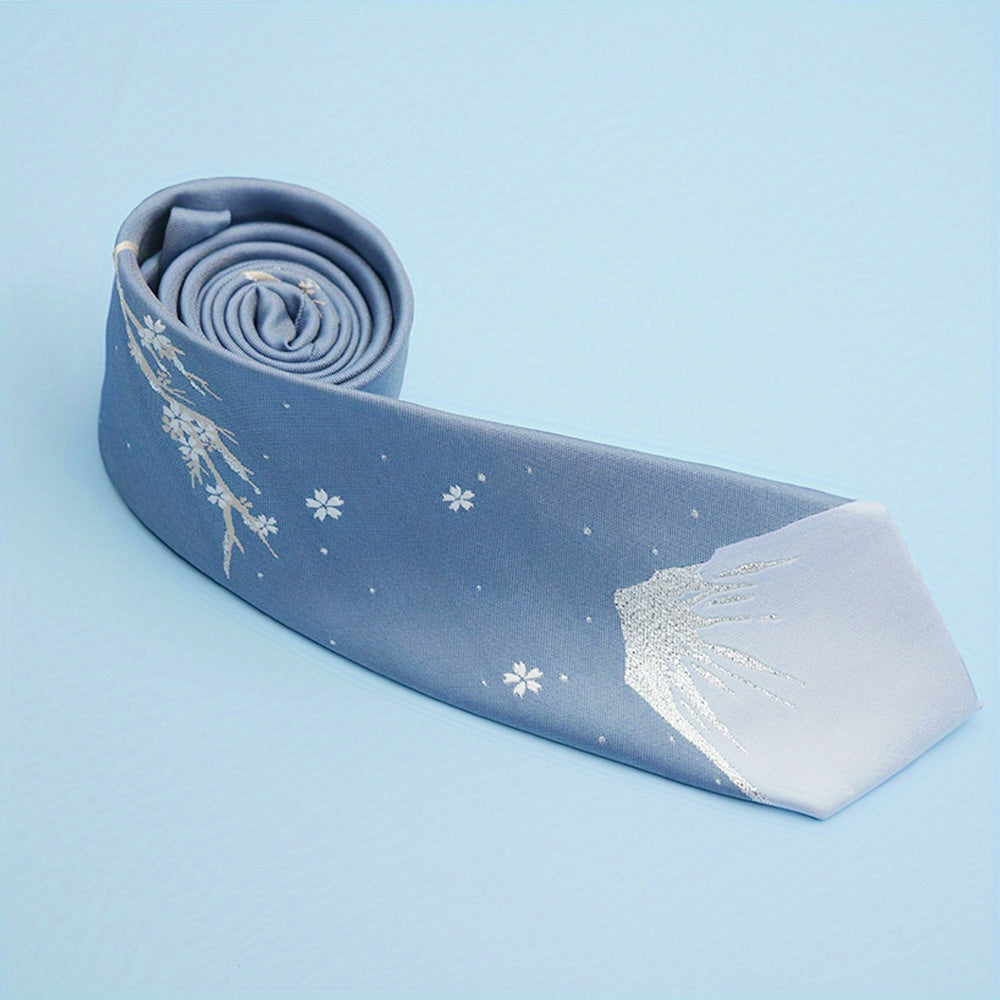 Men's College Style Hand Tied Print Striped Party Tie