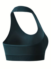 3pcs Halter Sports Bras Comfy & Breathable Fitness Intimates Bra