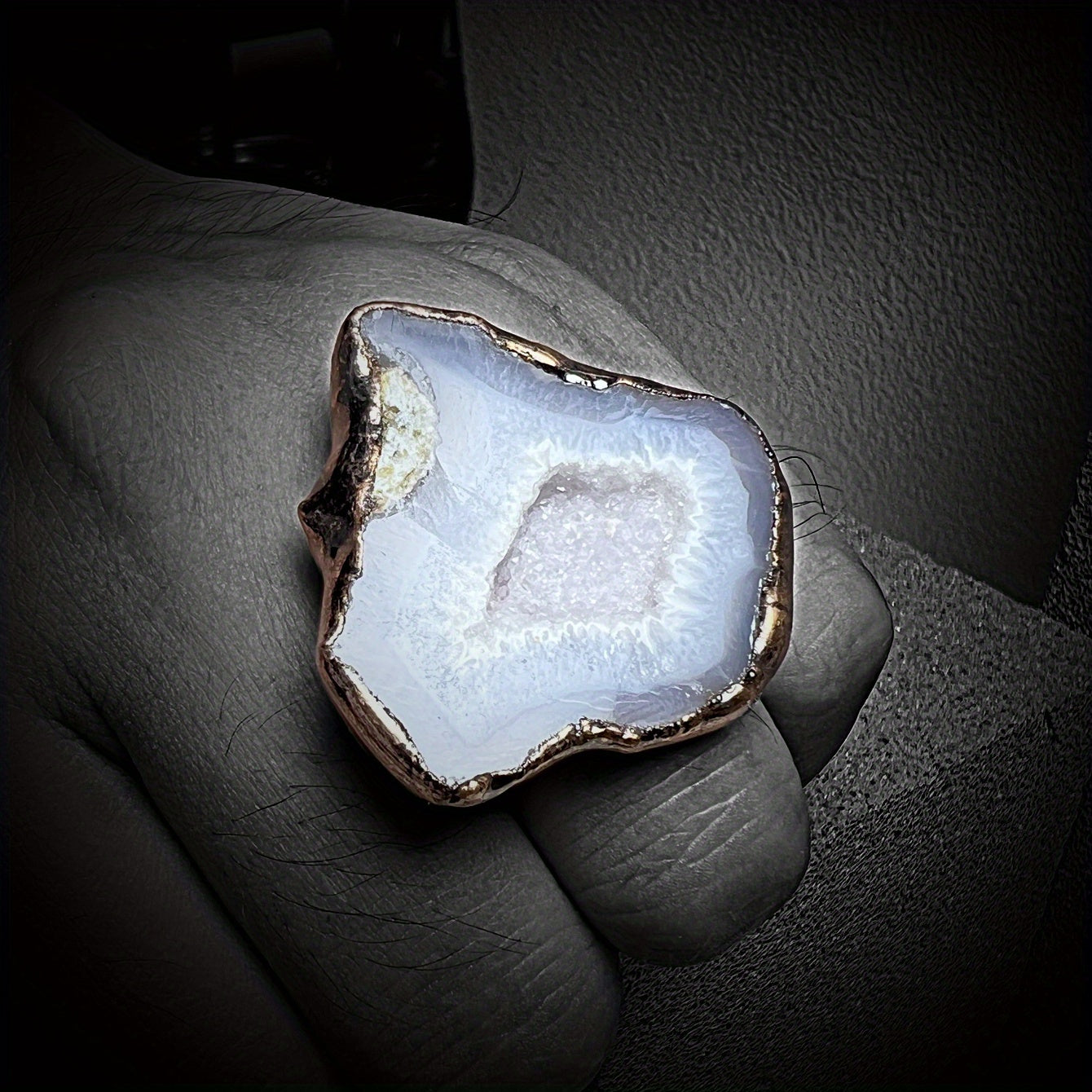 Adjustable Natural Gemstone Ring Blind Box Uncertain Shape