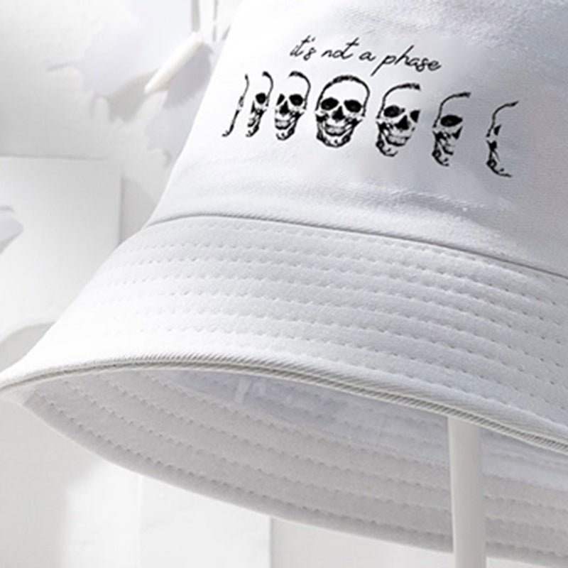 Men's Skull Head Fishing Cap