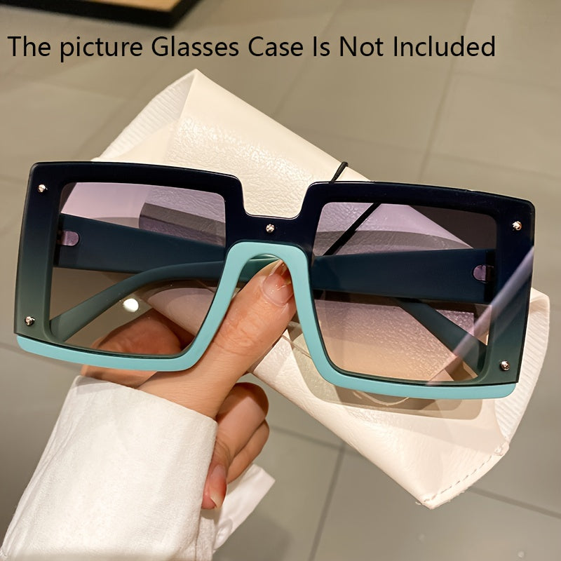 Oversized Square Sunglass Men Women Sun Glasses Eyewear Shades