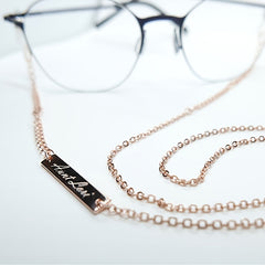 Personalized Stainless Steel Name Glasses Chain