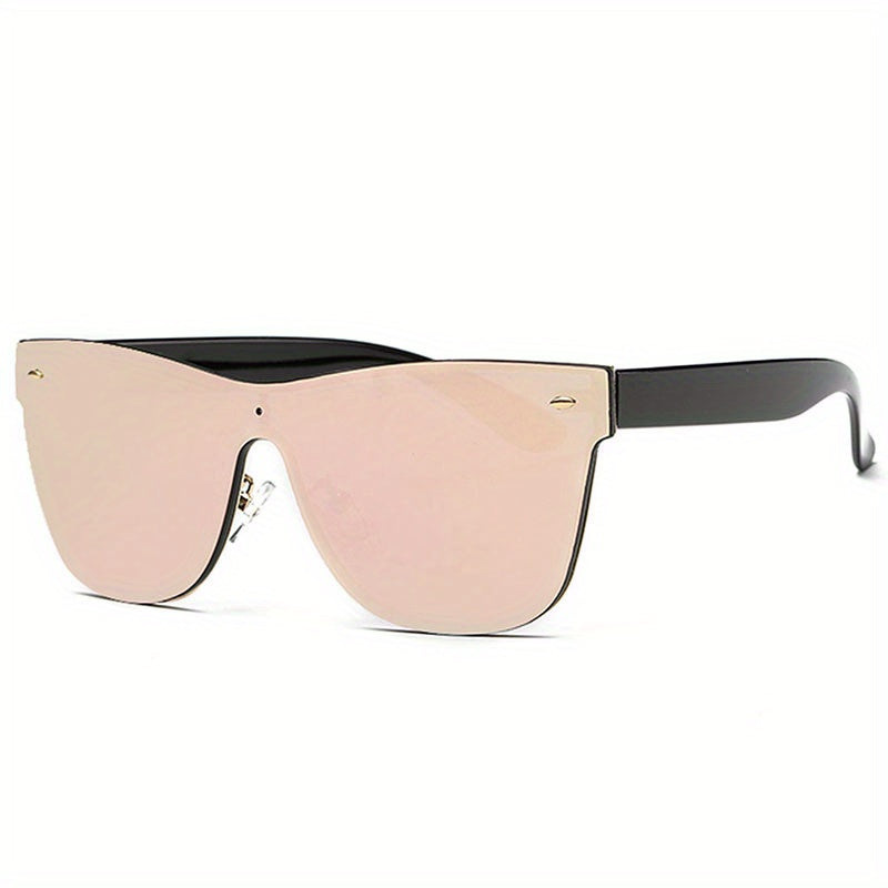 Y2K Retro Frameless Sunglasses Men's Sunshade Anti UV Lightweight Glasses