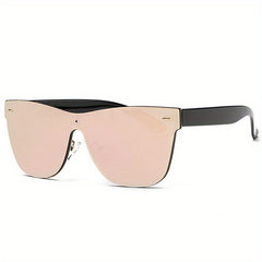 Y2K Retro Frameless Sunglasses Men's Sunshade Anti UV Lightweight Glasses