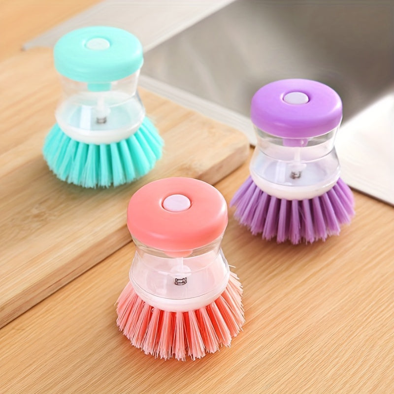 Automatic Press Type Bowl Brush - Multifunctional Cleaning Brush