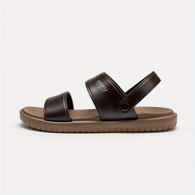 Men's Outdoor Open Toe Slip On Platform Sandals