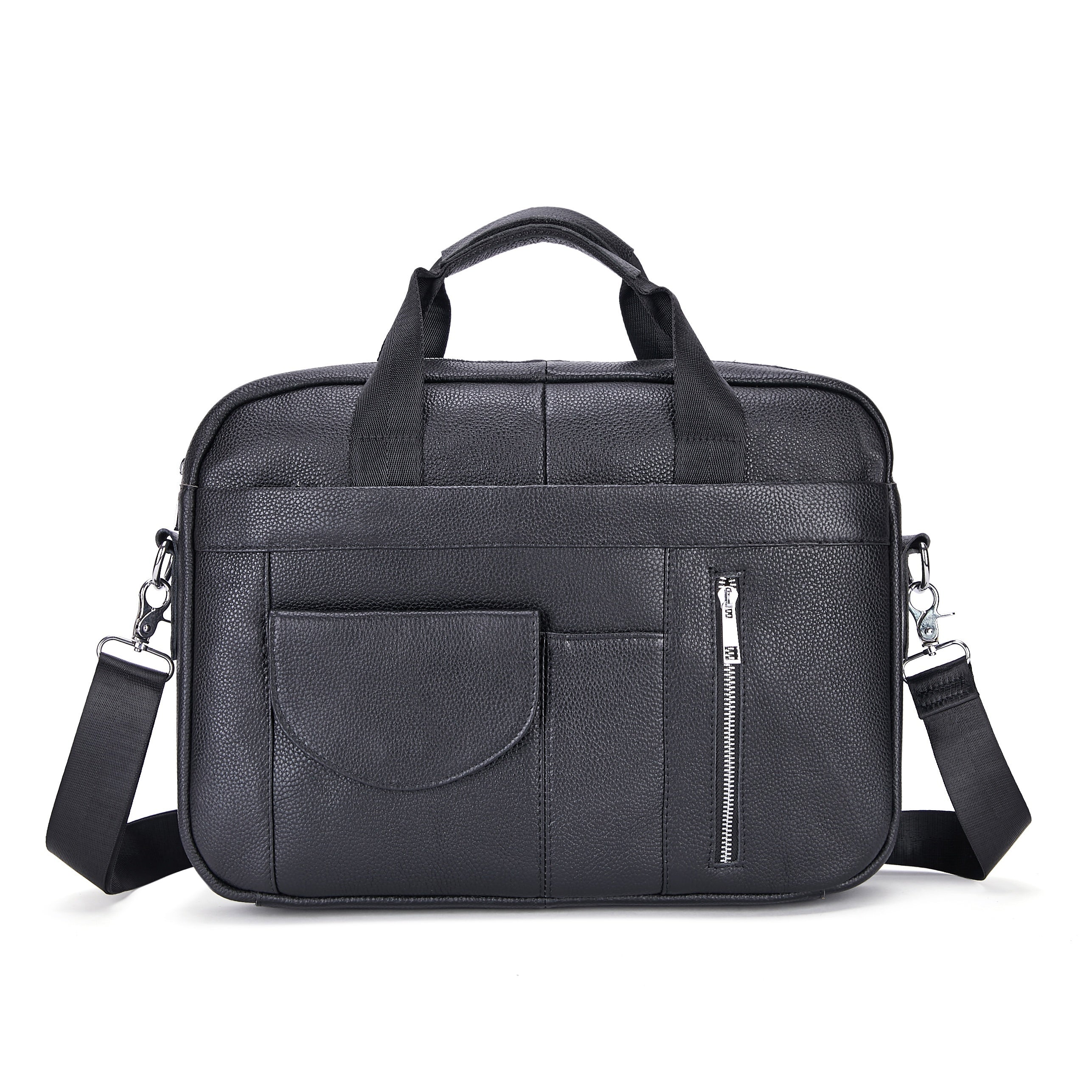 Vintage Leather Men's Bag Top Layer Cowhide Handbag Men's Briefcase