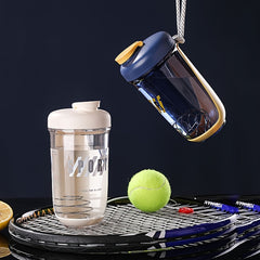 600ml Protein Powder Shaker Water Cup with Stirring Ball