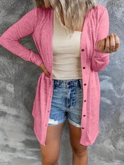  Casual Cover Up Women's Plus Button Up Cardigan