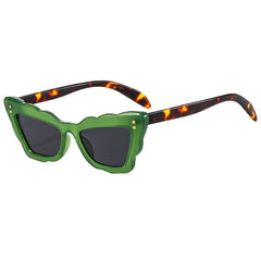 Colorful Butterfly Frame Sunglasses Tinted Lens UV Protection