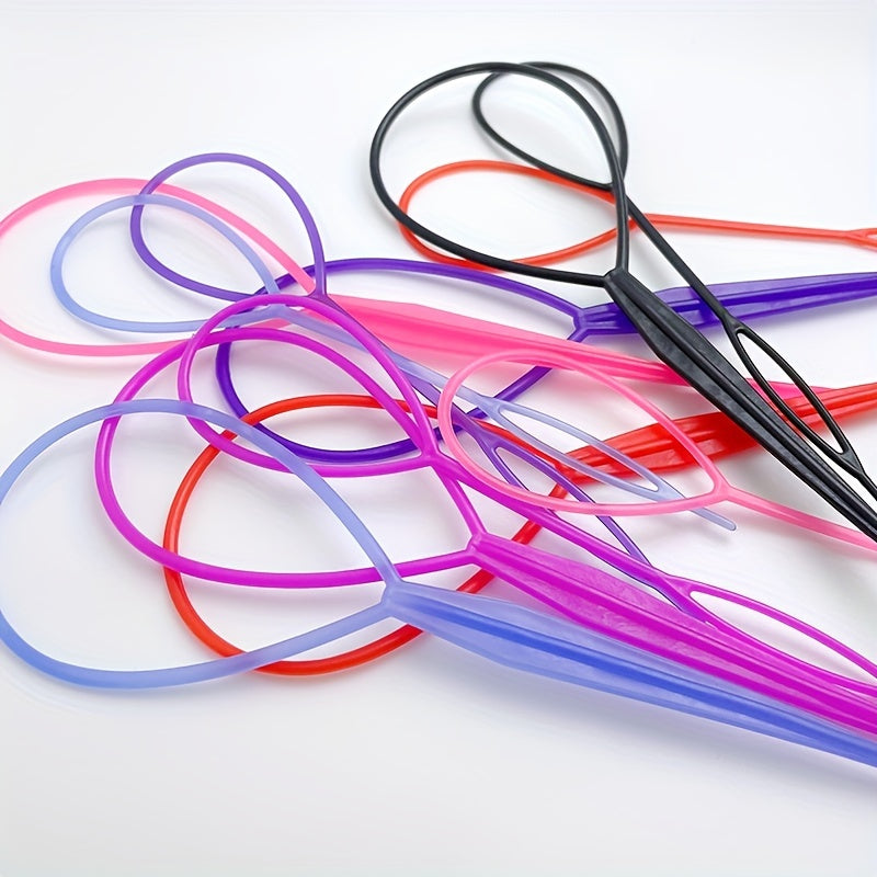 20pcs Hair Stick Hairdressing Tool Braid Accessories Ponytail Maker