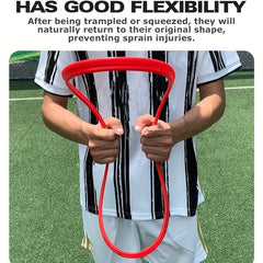 10pcs Professional Agility Training Rings With Handle for Sports Fitness