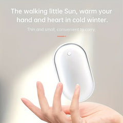Portable Pebble Hand Warmer USB Rechargeable Mini Heater