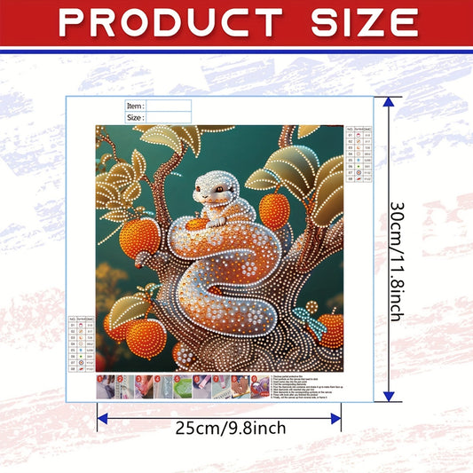 DIY Snake Pattern Diamond Art Kit for Home Decor