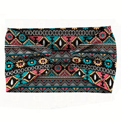 Boho Wide Headband Print Turban Headwrap Knot Hairband Bandana Hair Accessories