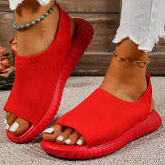 Women's Breathable Ankle Strap Sandals Comfortable Open Toe Shoes