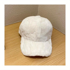 Plush Baseball Cap Warm Sun Hat Coldproof Adjustable Golf Hats