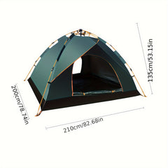 3 Person Quick Opening Camping Tent for Beach Hiking