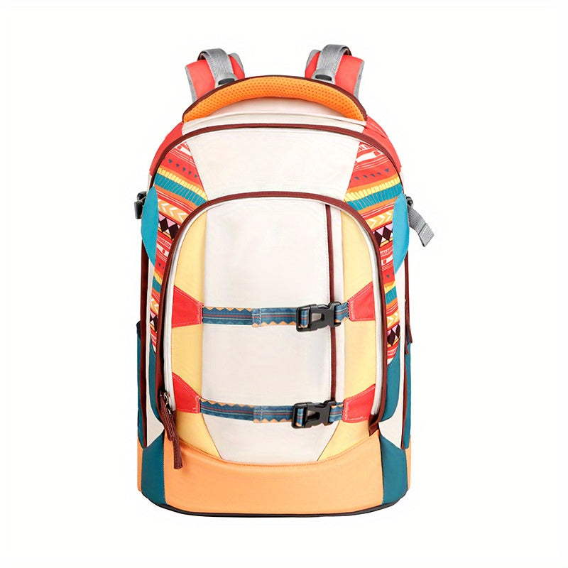 Materns Schoolbag Female Large Capacity Lightweight High School Student Backpack