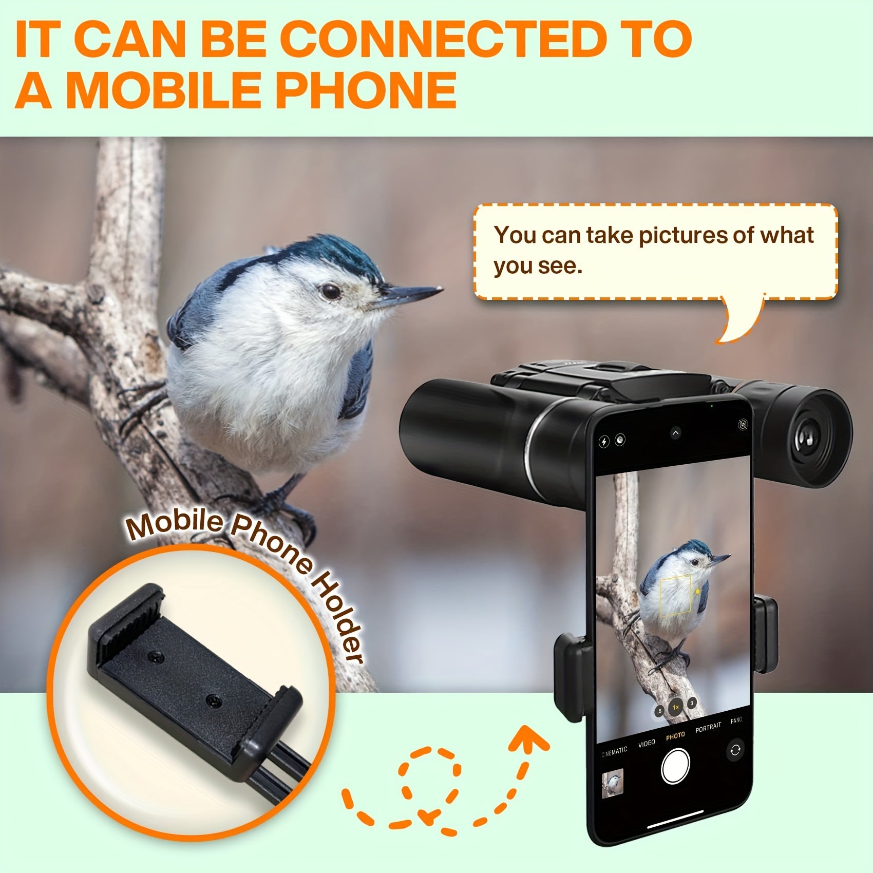 Compact Binoculars Telescope For Adults And Children Bird Watching Outdoor