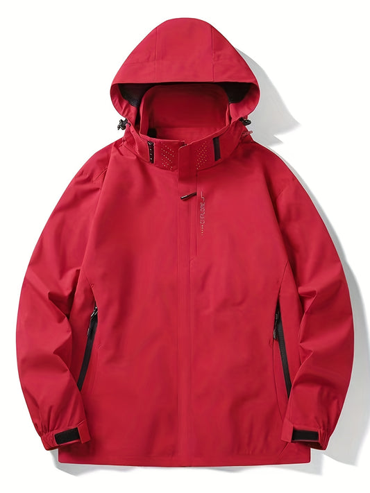 Men's Lightweight Waterproof Windbreaker Jacket for Outdoors Hiking
