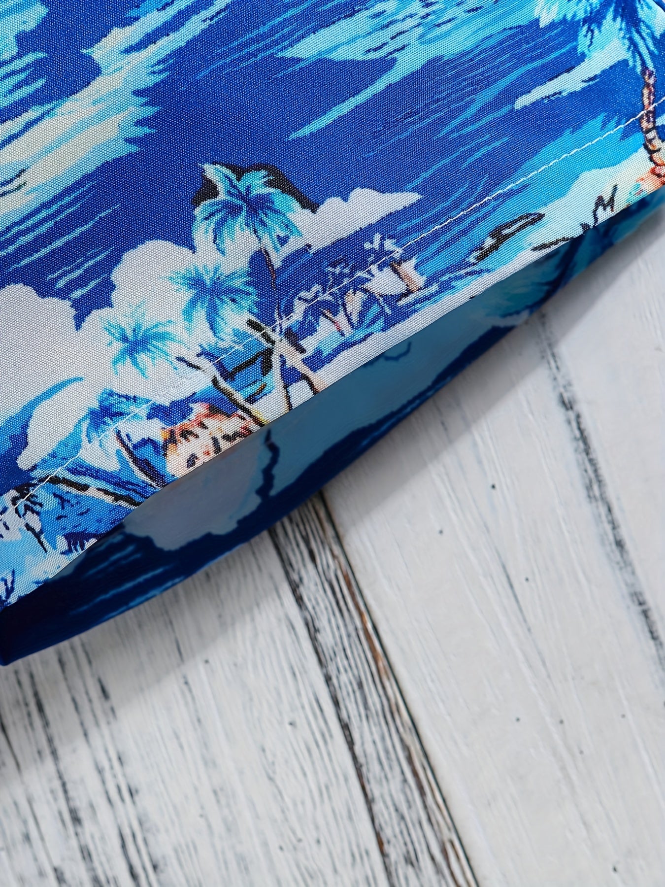 Boys Teen Coconut Tree Print Shorts for Summer