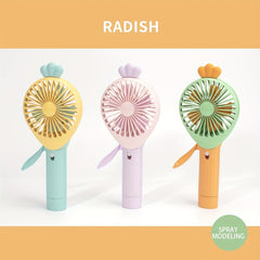 Fruit Shape Spray Handheld Mini Fan for Outdoors