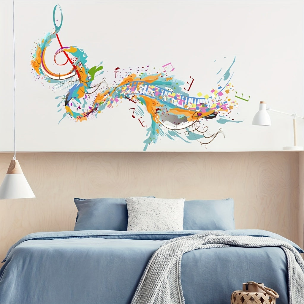 Musical Note Room Decoration Wall Sticker Self-adhesive PVC Sticker