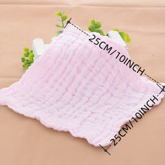 4pcs Muslin Burp Cloths Baby Burp Rags Boy Girls 6 layer Large 25 4cmx25 100