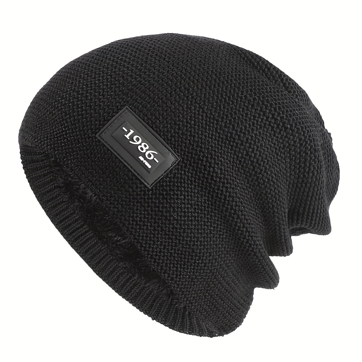 Velvet Woolen Beanie Hat Outdoor Cycling Ski Ear Protection Knit Warm Hat