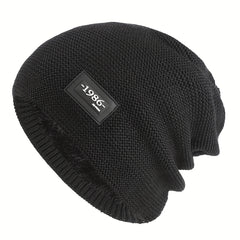 Velvet Woolen Beanie Hat Outdoor Cycling Ski Ear Protection Knit Warm Hat
