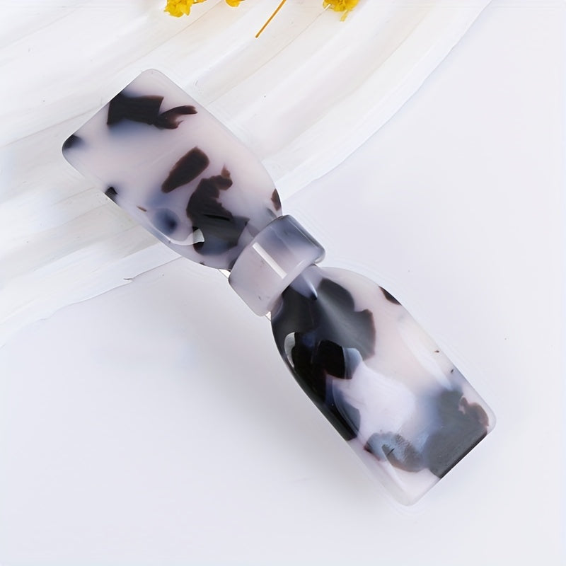 Bowknot Acetate French Barrette Hair Clip Hair Accessories