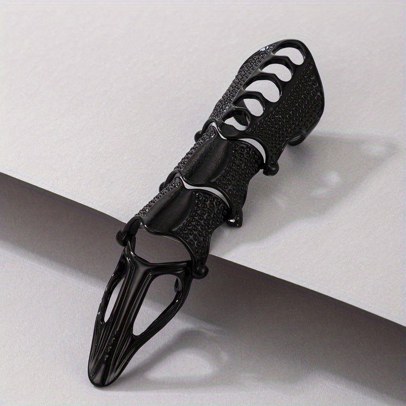 Y2K Punk Style Full Finger Claw Ring for Halloween Cosplay
