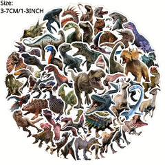 50pcs Dinosaur Series Phone Case Graffiti Stickers Waterproof DIY Stickers