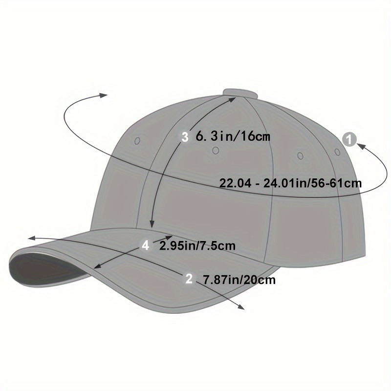 Men's YORK CITY Embroidered Mesh Baseball Cap Outdoor Sun Hat