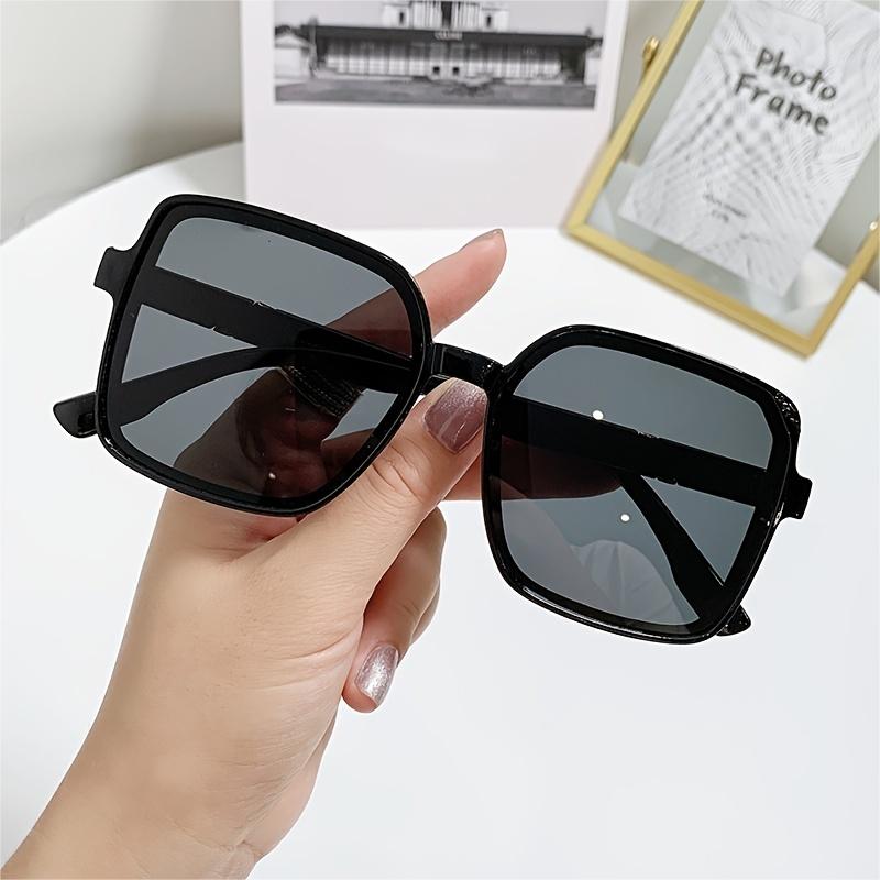 Classic Square Sunglasses Transparent Shades Unisex