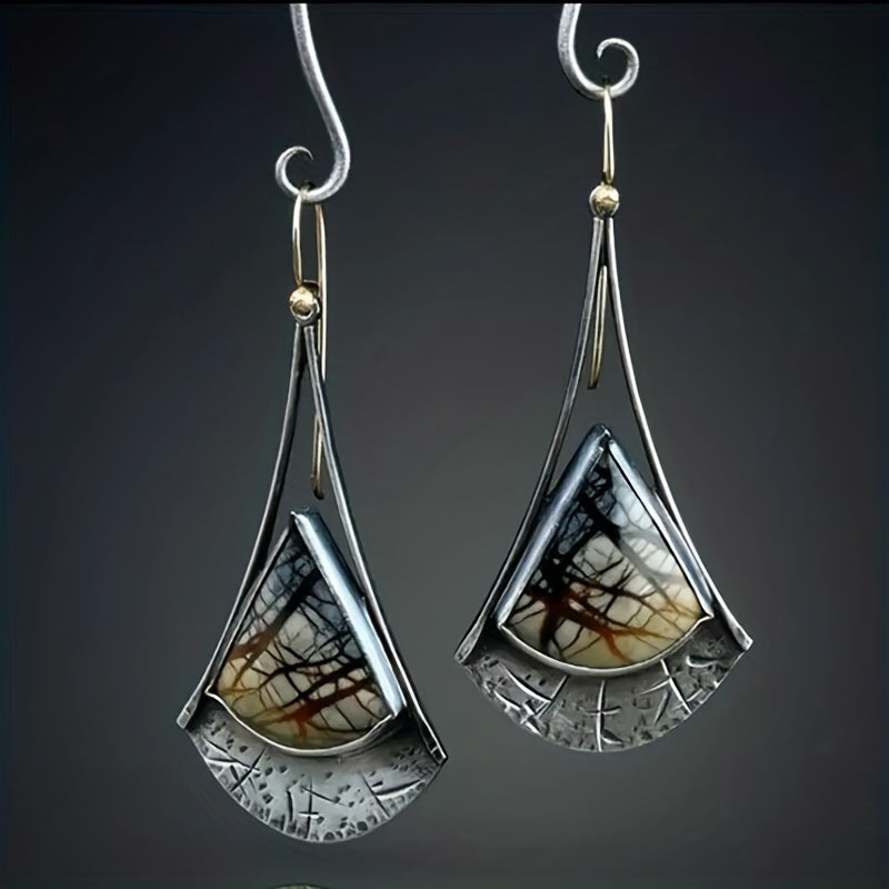 Glass Pendant Earrings Men's Casual Jewelry Accessories