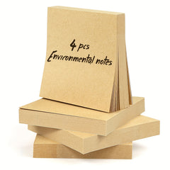 Eagle Sticky Notes 7.62x7.62cm 100 Sheets Pad 4 Pads Kraft Paper