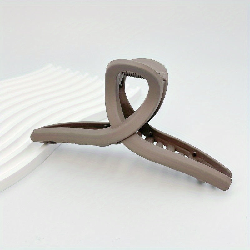 Matte Shark Claw Large Hair Claw Ponytail Holder Women