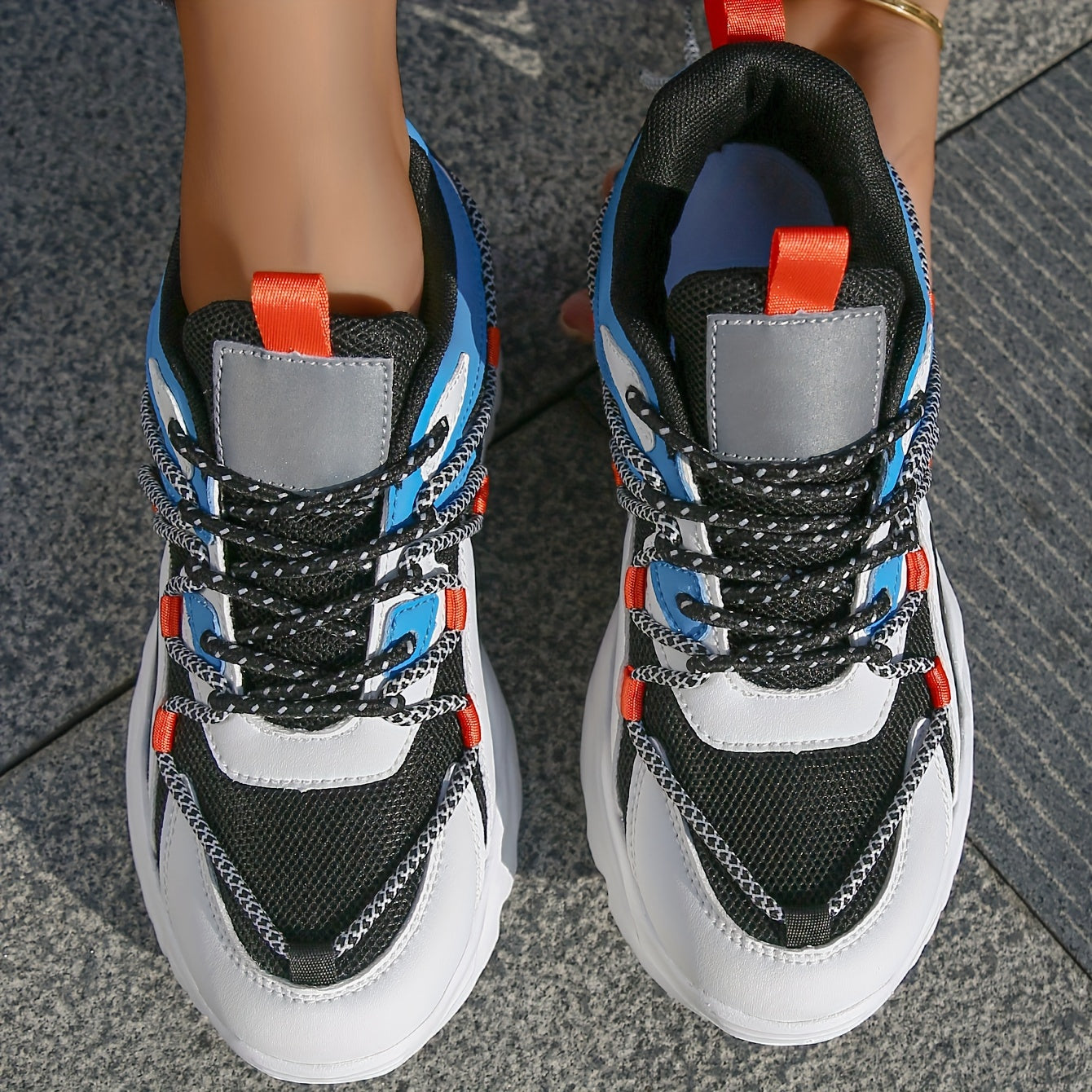 Women's Chunky Sneakers Comfy Non Slip Dad Shoes