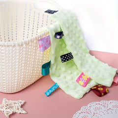 Baby 0-1 Year Old Beanie Drool Towel Square Soft and Comfortable